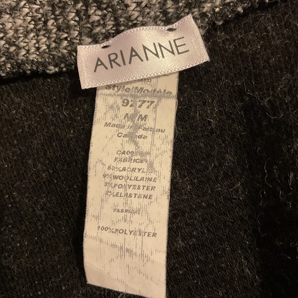 Arianne Dark Gray Long Open-Front Cardigan - Picture 7 of 8